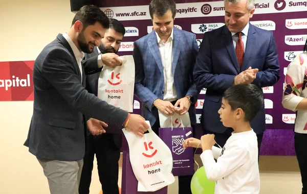 “Sumqayıt” FK-nın təşkilatçılığı ilə şəhid övladları ilə görüş keçirilib - FOTO