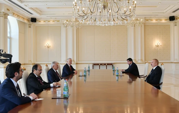 İlham Əliyev Binəli Yıldırımı qəbul edib - FOTO