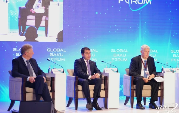 Qlobal Bakı Forumunda “Cənubi Qafqaz: regional inkişaf və əməkdaşlıq üçün perspektivlər” mövzusu müzakirə edilir - FOTO