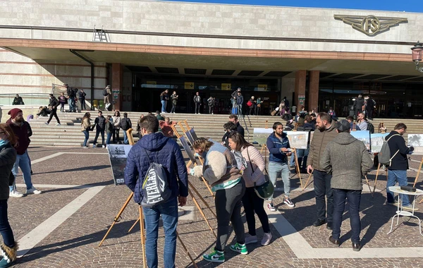 İtaliyada Zəfər Günü ilə bağlı sərgi təşkil olunub - FOTO
