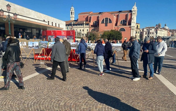 İtaliyada Zəfər Günü ilə bağlı sərgi təşkil olunub - FOTO