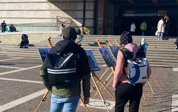 İtaliyada Zəfər Günü ilə bağlı sərgi təşkil olunub - FOTO