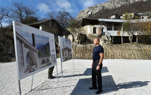 Şuşada Daşaltı məscidinin təməli qoyulub - FOTO