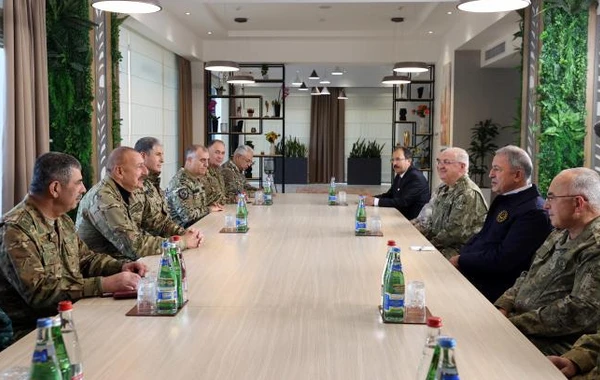 Azərbaycan Prezidenti Şuşada Hulusi Akarı qəbul edib - FOTO