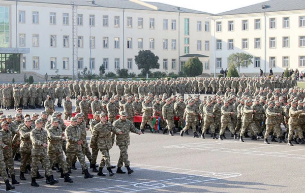 Azərbaycan ordusunda andiçmə mərasimləri keçirilib - FOTO
