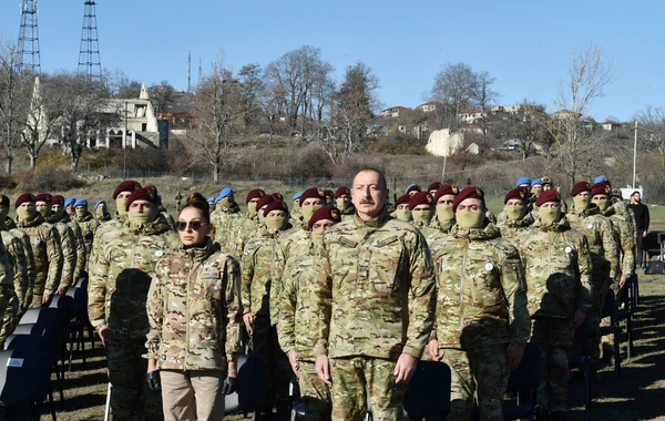 Президент Ильхам Алиев выступил перед военнослужащими в Шуше - ОБНОВЛЕНО - ФОТО