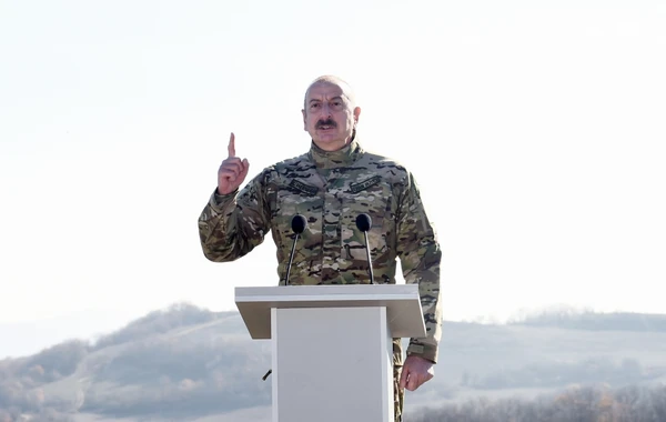 Президент Ильхам Алиев выступил перед военнослужащими в Шуше - ОБНОВЛЕНО - ФОТО