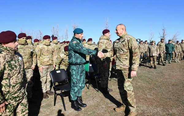Президент Ильхам Алиев выступил перед военнослужащими в Шуше - ОБНОВЛЕНО - ФОТО