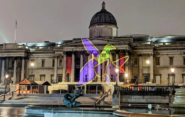 Londonda 6 bina Azərbaycan bayrağının rənglərinə boyandı - FOTO