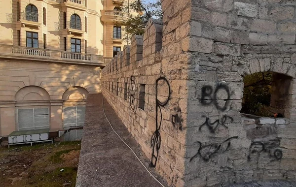 Bakının Qala divarlarına zərər vurulub, saxlanılanlar var - FOTO
