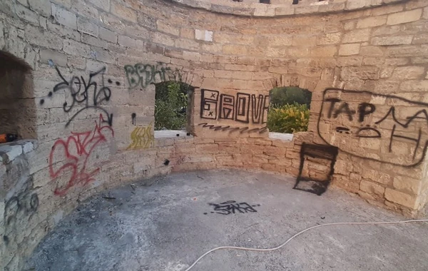 Bakının Qala divarlarına zərər vurulub, saxlanılanlar var - FOTO