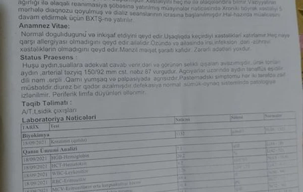 41 yaşlı Fəridin sizin köməyinizə ehtiyacı var - FOTO