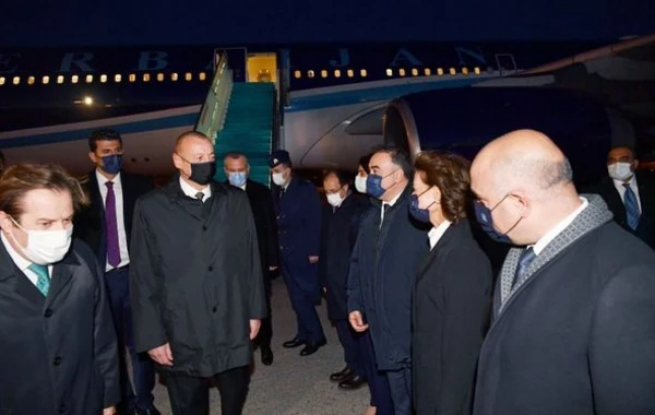 İlham Əliyev Türkiyədə səfərdədir - FOTO