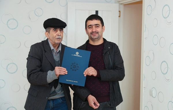 Bu şəxslərə mənzillər verildi - FOTO