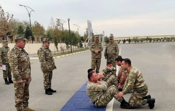 В азербайджанской армии прошли состязания среди командиров батальонов - ФОТО