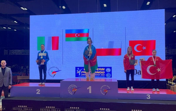 Azərbaycanın iki taekvondoçusu Avropa çempionu olub - FOTO