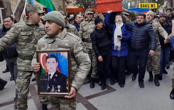 Erməni təxribatı nəticəsində şəhid olan hərbçimiz dəfn edildi - YENİLƏNİB - FOTO