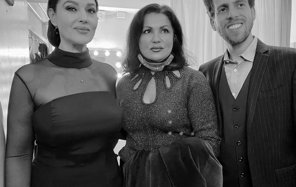 Xalq artistinin həyat yoldaşı Monika Belluççi ilə - FOTO