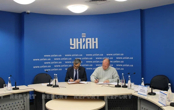 Report подписал меморандум о сотрудничестве с украинским агентством УНИАН - ФОТО