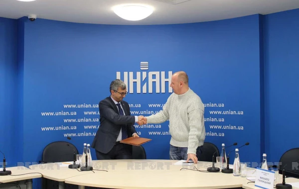 Report подписал меморандум о сотрудничестве с украинским агентством УНИАН - ФОТО