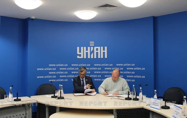 Report подписал меморандум о сотрудничестве с украинским агентством УНИАН - ФОТО