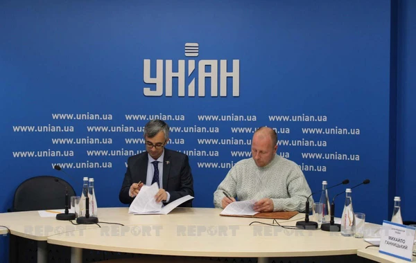 Report подписал меморандум о сотрудничестве с украинским агентством УНИАН - ФОТО