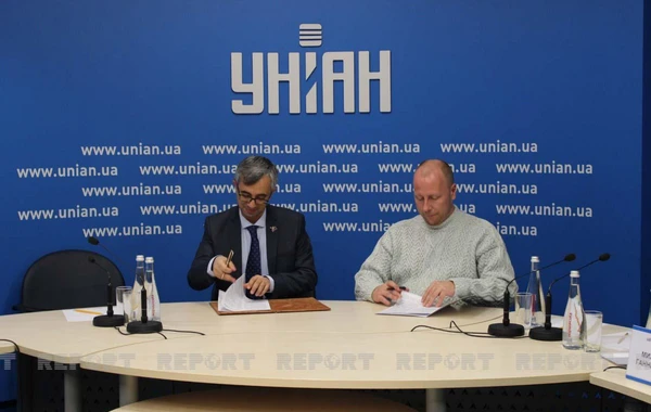 Report подписал меморандум о сотрудничестве с украинским агентством УНИАН - ФОТО
