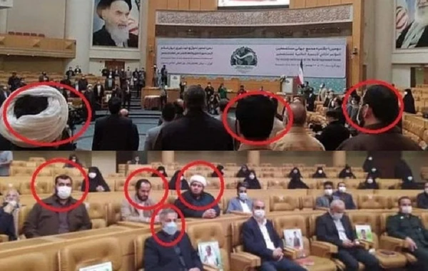 Azərbaycanda axtarışda olan şəxslər İranda konfransda - FOTO