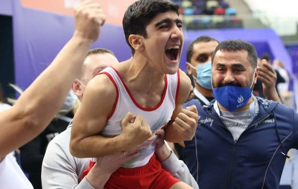Azərbaycan gimnastı Dünya Yaş Qrupları Yarışlarında qızıl medal qazandı - FOTO/VİDEO