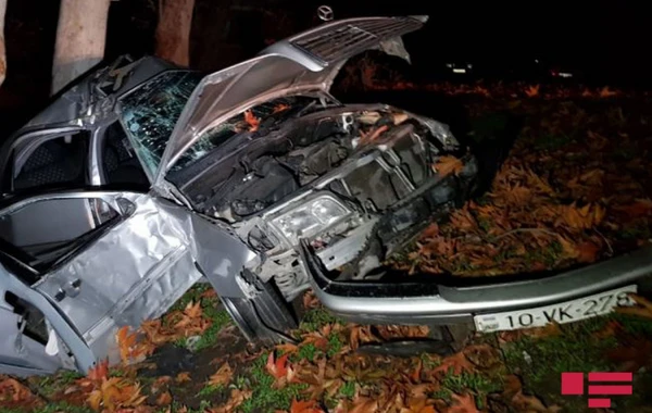 Göyçayda yol qəzasında bir polis öldü, digəri xəsarət aldı - FOTO