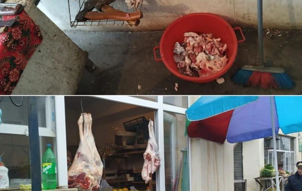 Qanunsuz heyvan kəsimi ilə bağlı reyd keçirilib - FOTO