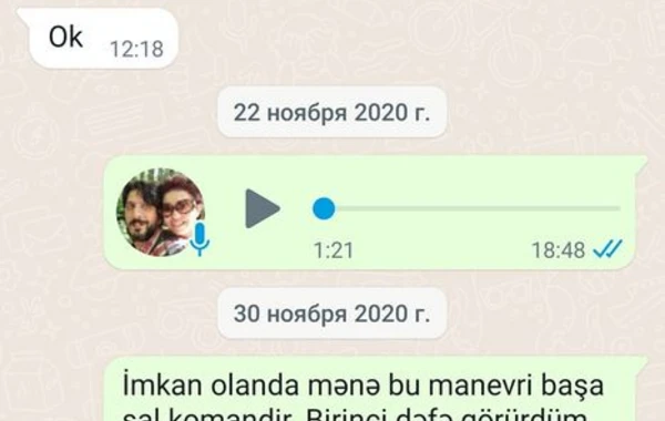 İlqar Mikayıloğlunun şəhid polkovnik Fizuli Cavadovla yazışması - FOTO