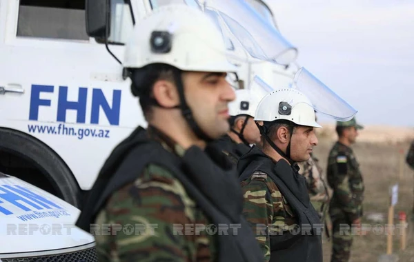 Xaçınçay su anbarı və ətrafı minalardan tam təmizlənib - FOTO