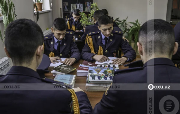 Media nümayəndələrinin hərbi liseyə turu təşkil olunub - FOTO
