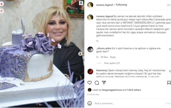Mətanət boşanan oğlunu evləndirir - FOTO