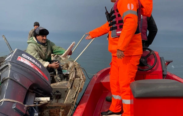 Xəzərdə əməliyyat - Kiçikhəcmli gəmi istifadəçiləri məsuliyyətə cəlb olunub - VİDEO