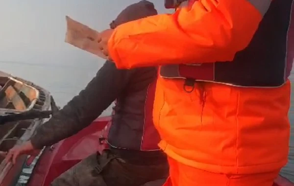 Xəzərdə əməliyyat - Kiçikhəcmli gəmi istifadəçiləri məsuliyyətə cəlb olunub - VİDEO