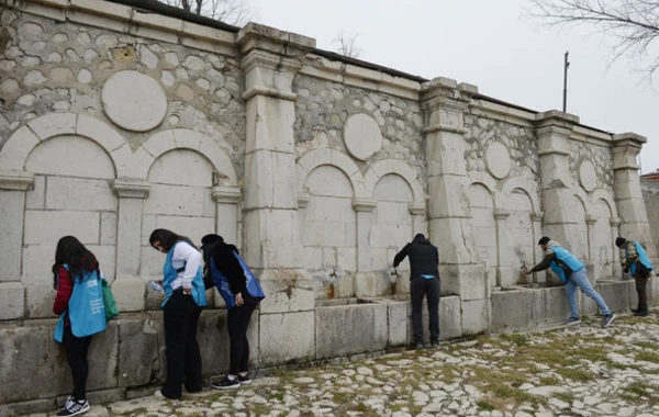 По инициативе Лейлы Алиевой в Шуше прошла акция по посадке деревьев - ФОТО