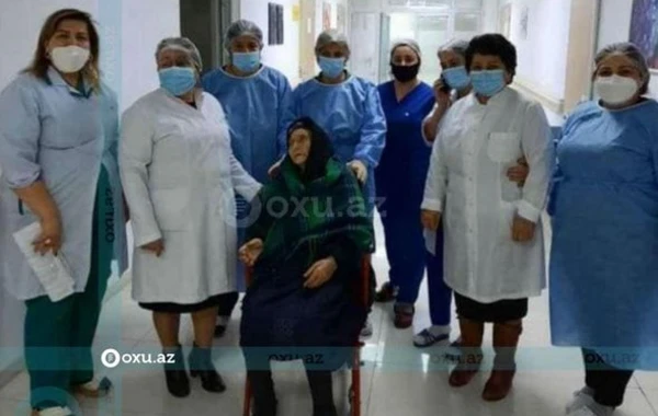 Azərbaycanda 109 yaşlı qadın koronavirusdan sağaldı - FOTO