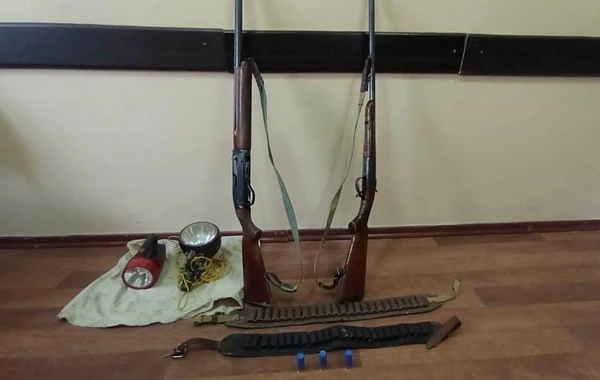 Hacıqabulda qanunsuz ov edənlər saxlanılıb