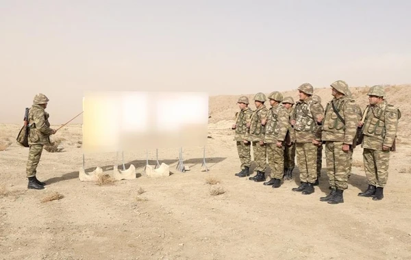 Azərbaycan Ordusu Naxçıvanda döyüş atışlı taktiki təlimlər keçirib - FOTO