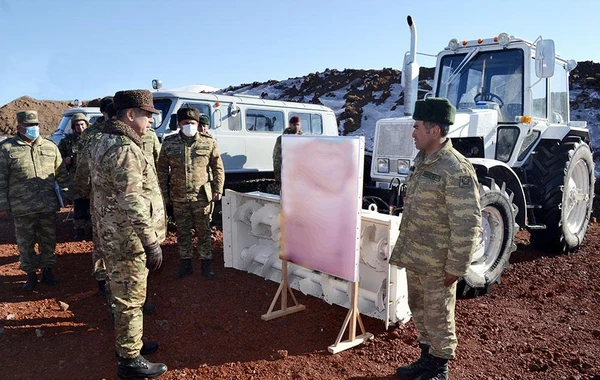 Zakir Həsənov Kəlbəcər və Laçına gedib, yeni hərbi obyektlərin açılışında istirak edib - VİDEO