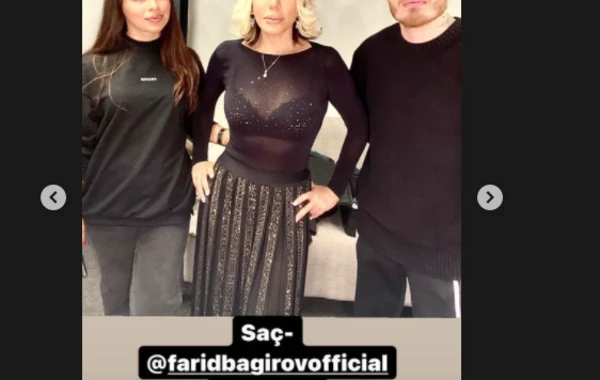Xalq artisti geyimi ilə gündəm oldu - FOTO