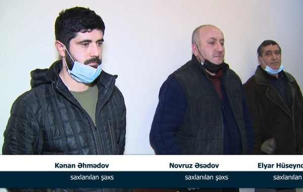 Bir neçə gün əvvəl saxlanılan şəxslər yenidən eyni əməli törədiblər - VİDEO/FOTO