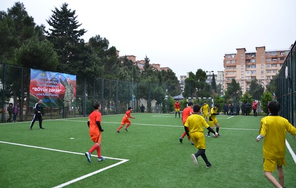 Bakının abad məhəllələrində “Böyük Zəfər” məhəllələrarası mini futbol yarışları keçirilib - FOTO