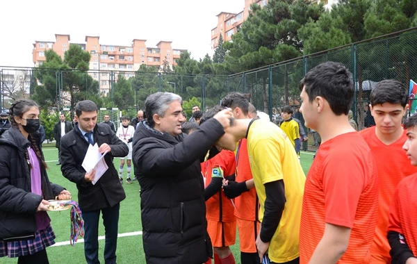 Bakının abad məhəllələrində “Böyük Zəfər” məhəllələrarası mini futbol yarışları keçirilib - FOTO