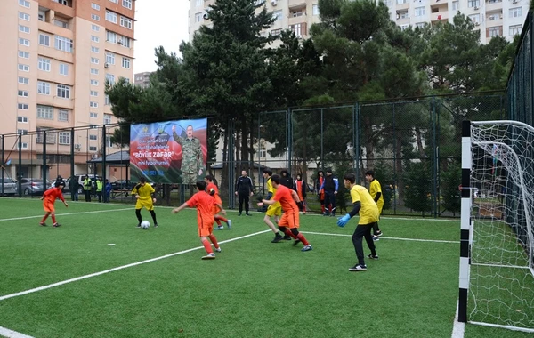 Bakının abad məhəllələrində “Böyük Zəfər” məhəllələrarası mini futbol yarışları keçirilib - FOTO