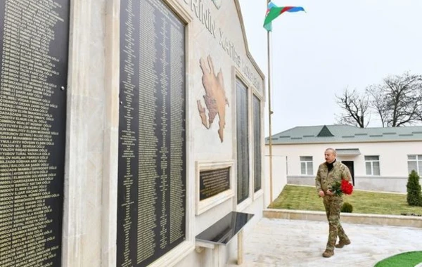 Ильхам Алиев и Мехрибан Алиева посетили Гадрут