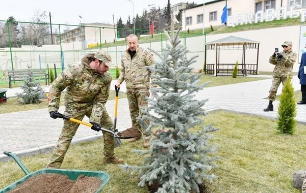 Ильхам Алиев и Мехрибан Алиева посетили Гадрут