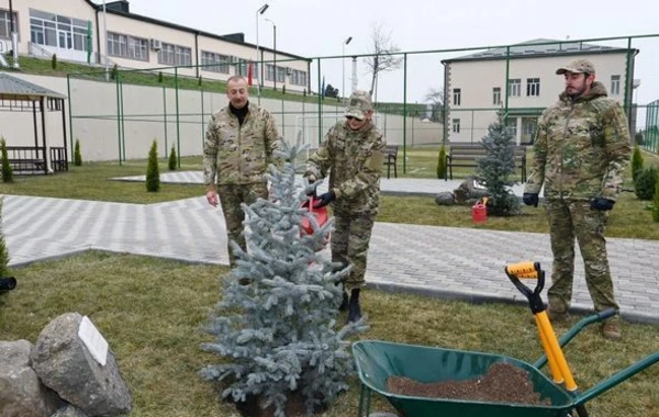 Ильхам Алиев и Мехрибан Алиева посетили Гадрут